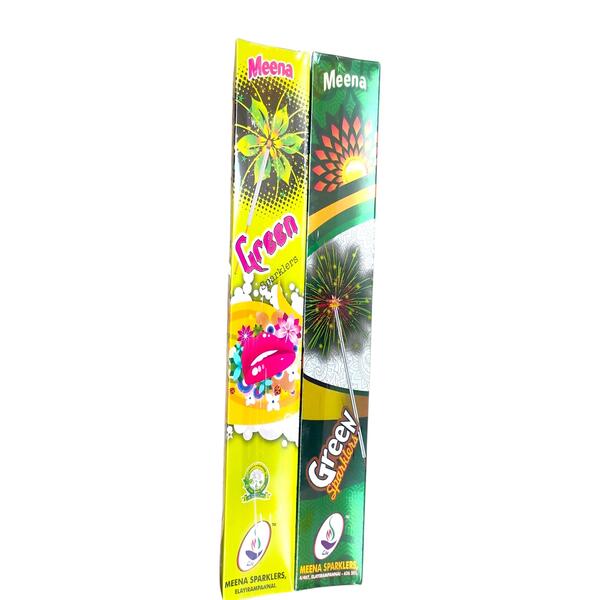 15 CM GREEN SPARKLERS