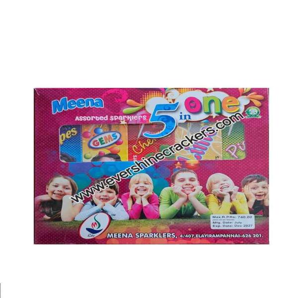 10 CM 5IN1 SPARKLERS